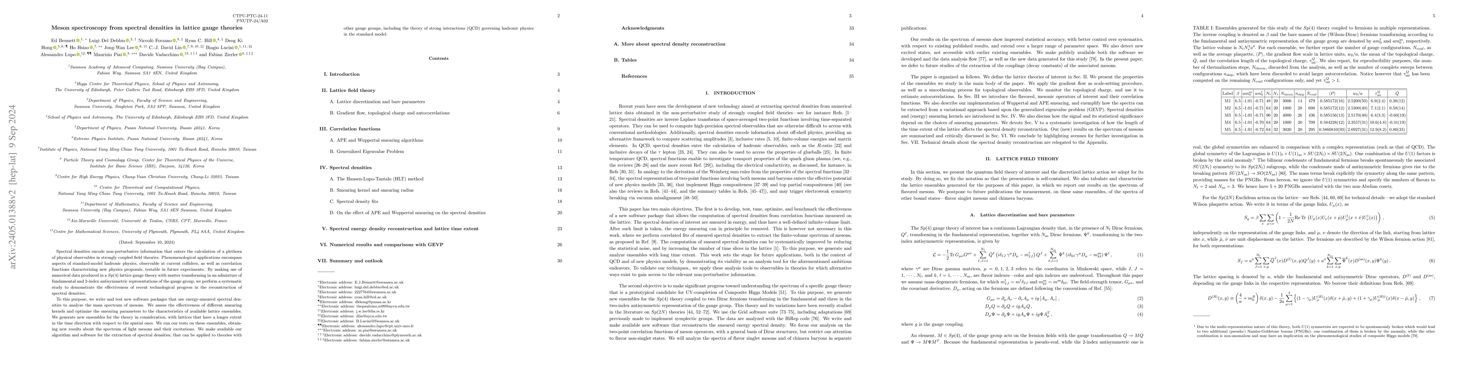 Thumbnail for Meson spectroscopy from spectral densities in lattice gauge theories