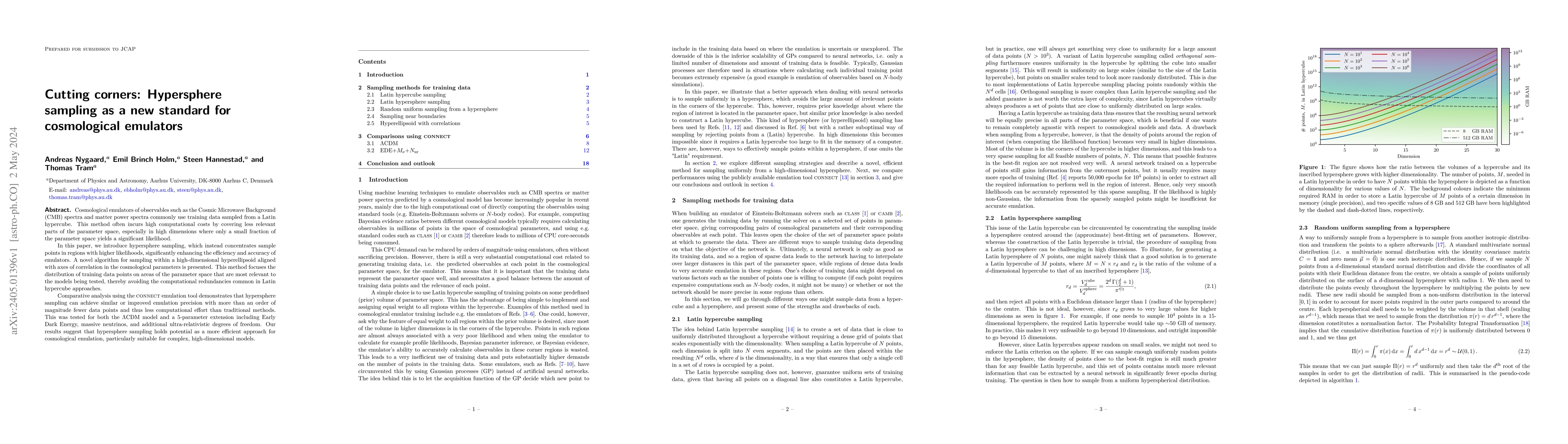 Thumbnail for Cutting corners: Hypersphere sampling as a new standard for cosmological
  emulators