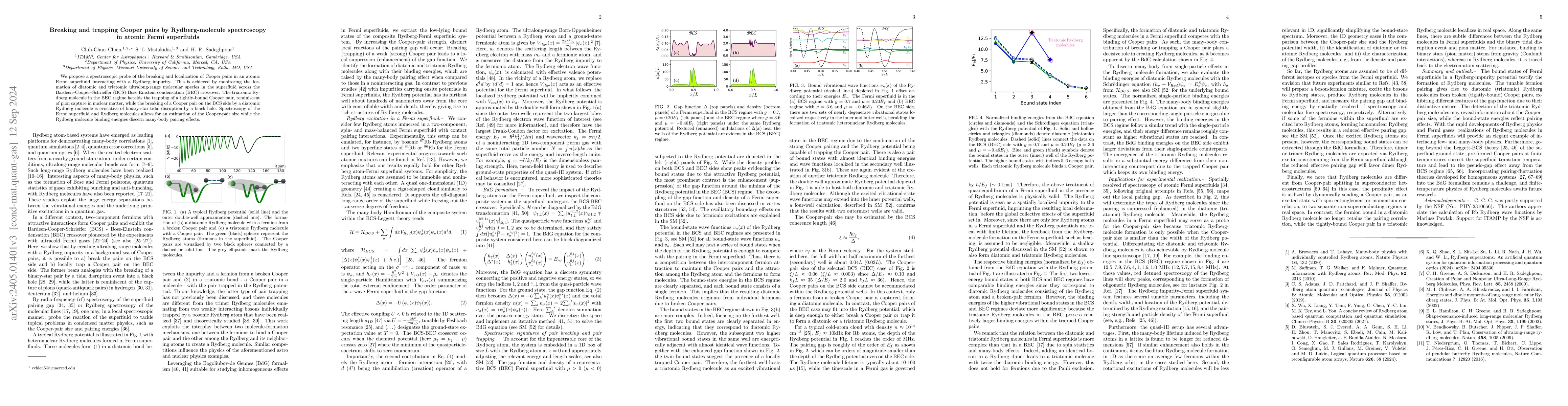 Thumbnail for Breaking and trapping Cooper pairs by Rydberg-molecule spectroscopy in
  atomic Fermi superfluids