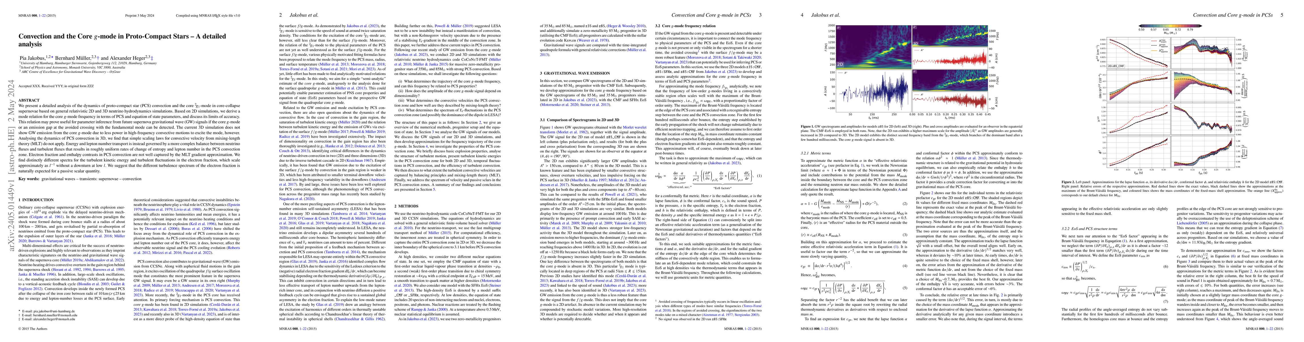 Thumbnail for Convection and the Core $g$-mode in Proto-Compact Stars -- A detailed
  analysis