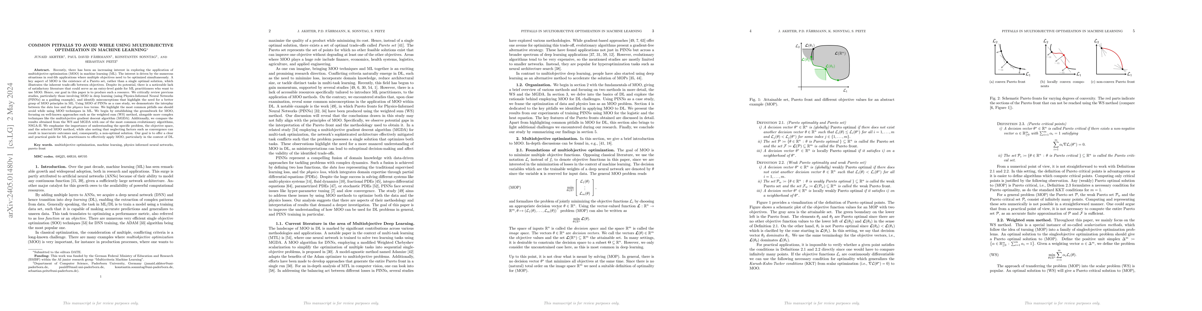 Thumbnail for Common pitfalls to avoid while using multiobjective optimization in
  machine learning