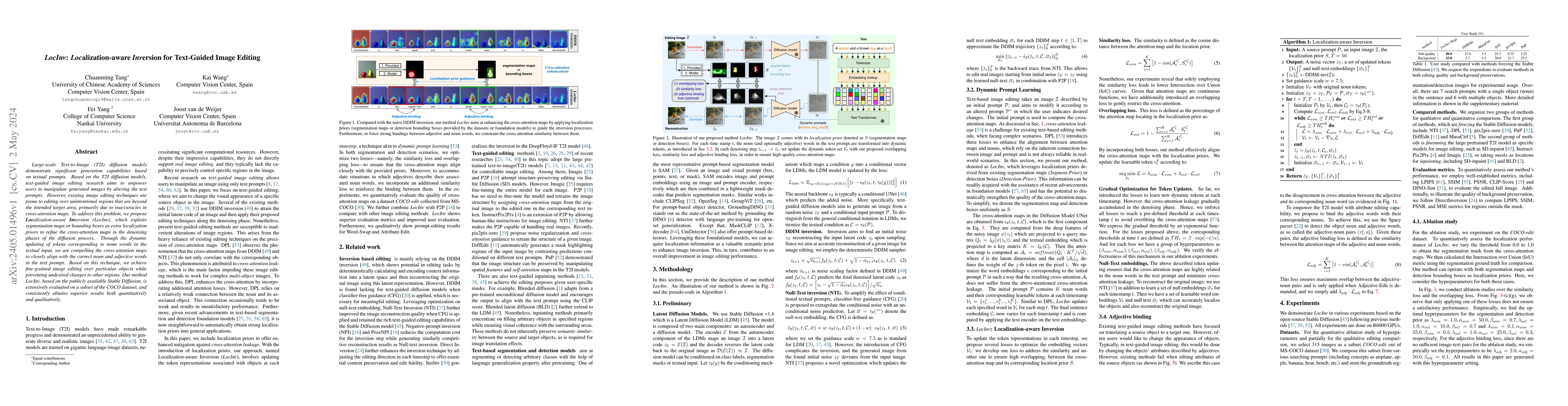 Thumbnail for LocInv: Localization-aware Inversion for Text-Guided Image Editing