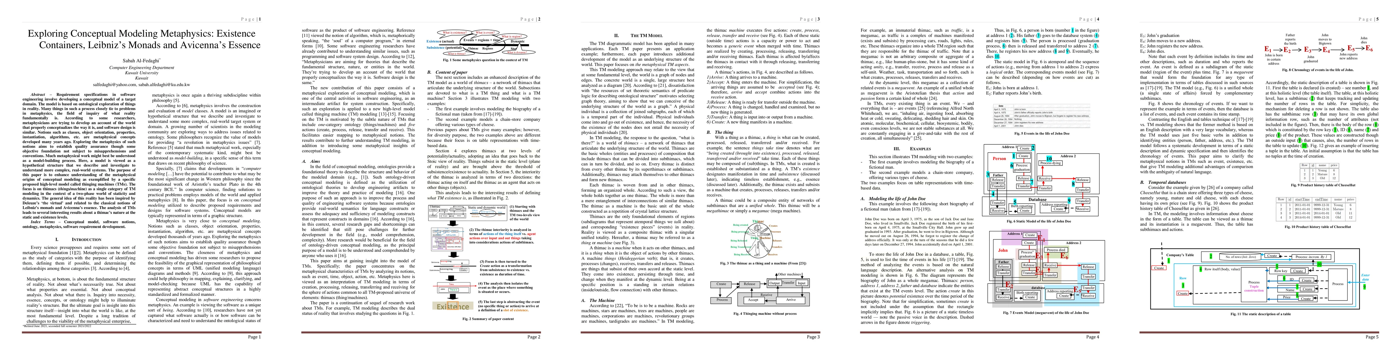 Thumbnail for Exploring Conceptual Modeling Metaphysics: Existence Containers,
  Leibniz's Monads and Avicenna's Essence