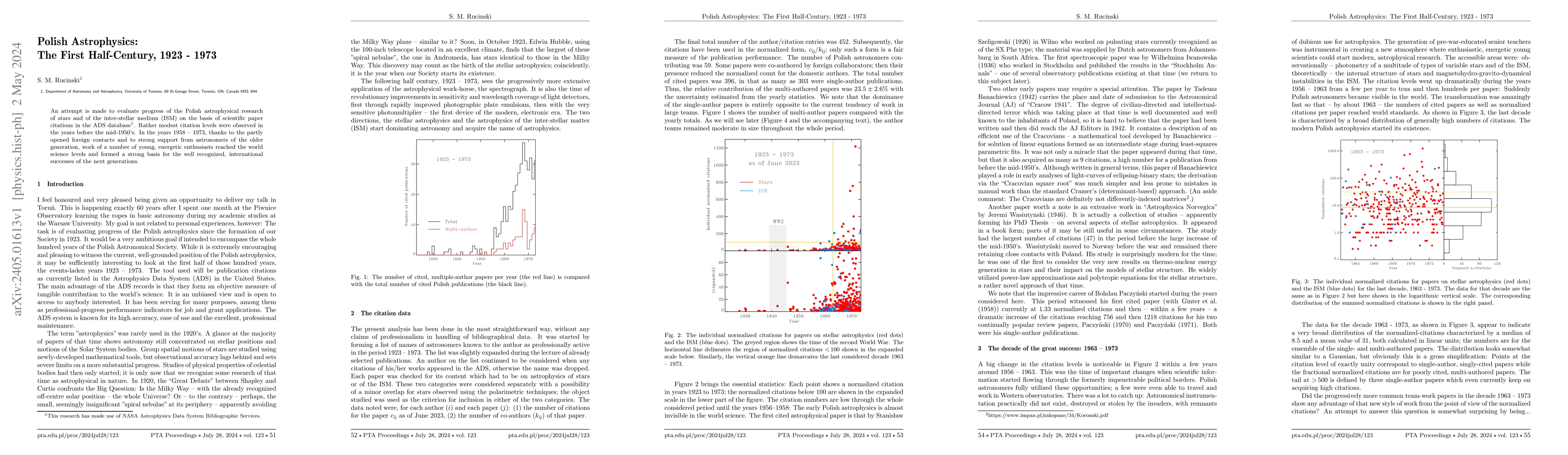 Thumbnail for Polish Astrophysics: The First Half-Century, 1923-1973