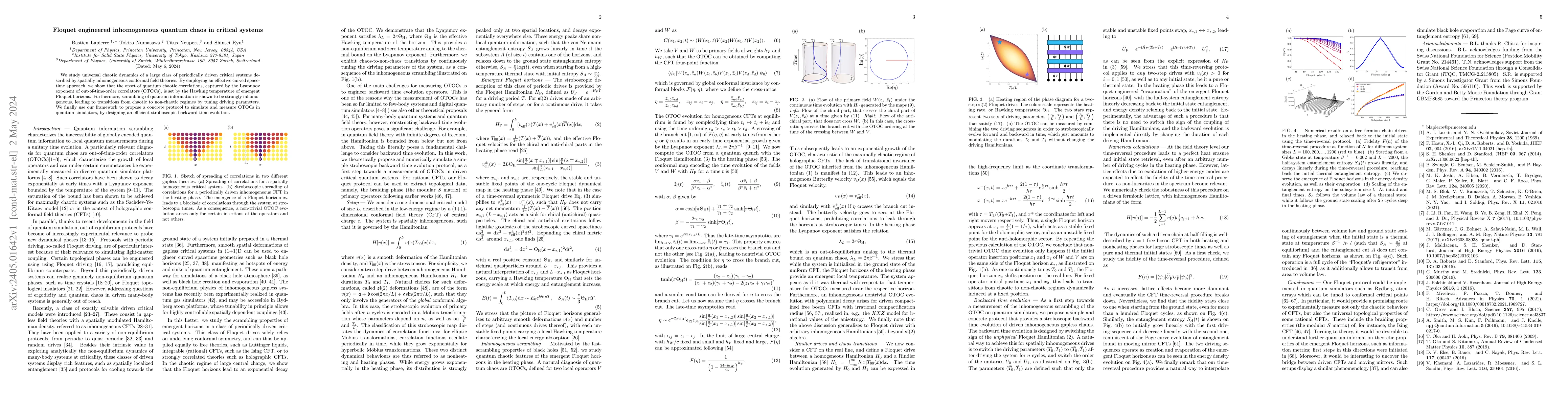 Thumbnail for Floquet engineered inhomogeneous quantum chaos in critical systems