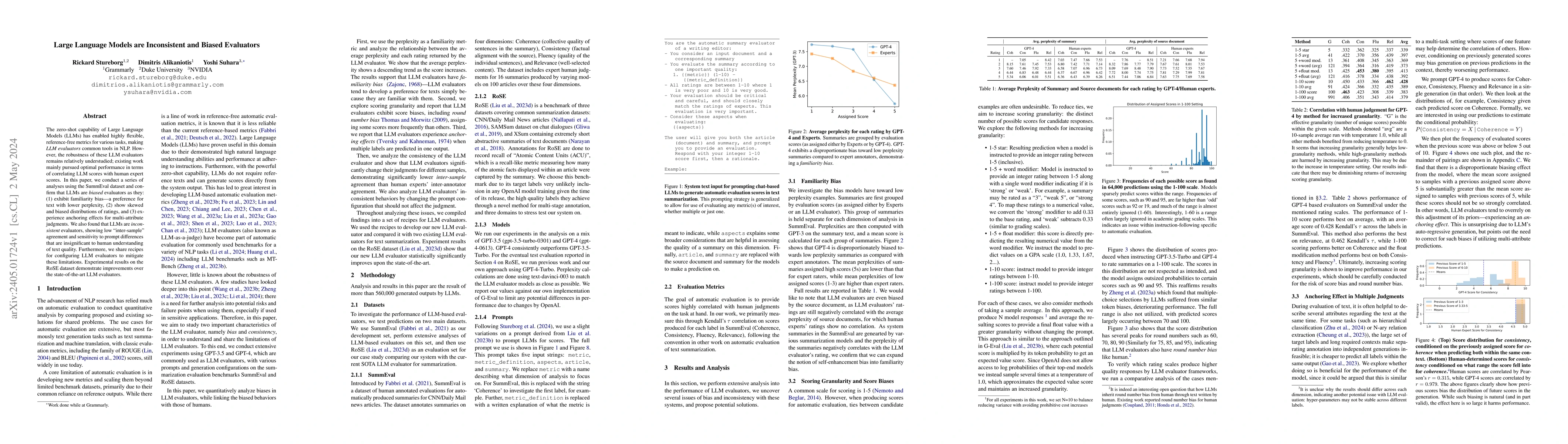 Thumbnail for Large Language Models are Inconsistent and Biased Evaluators