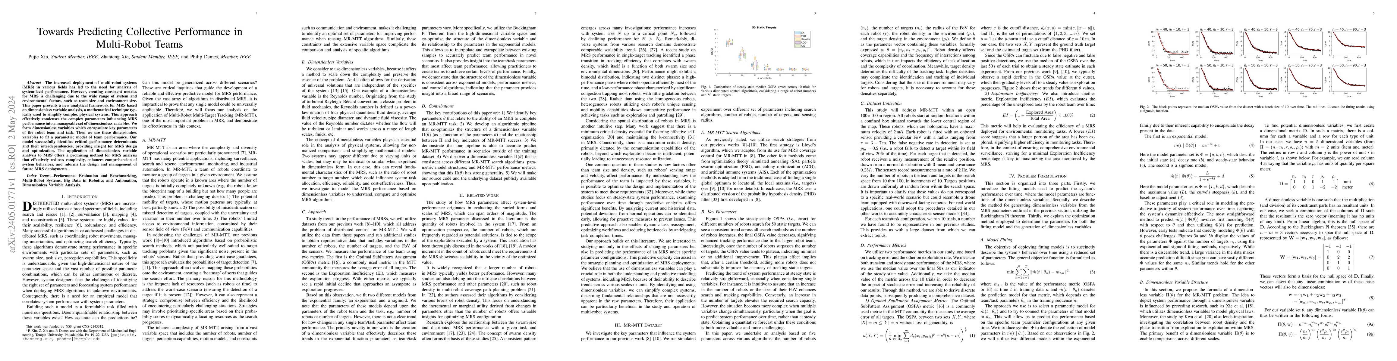 Thumbnail for Towards Predicting Collective Performance in Multi-Robot Teams