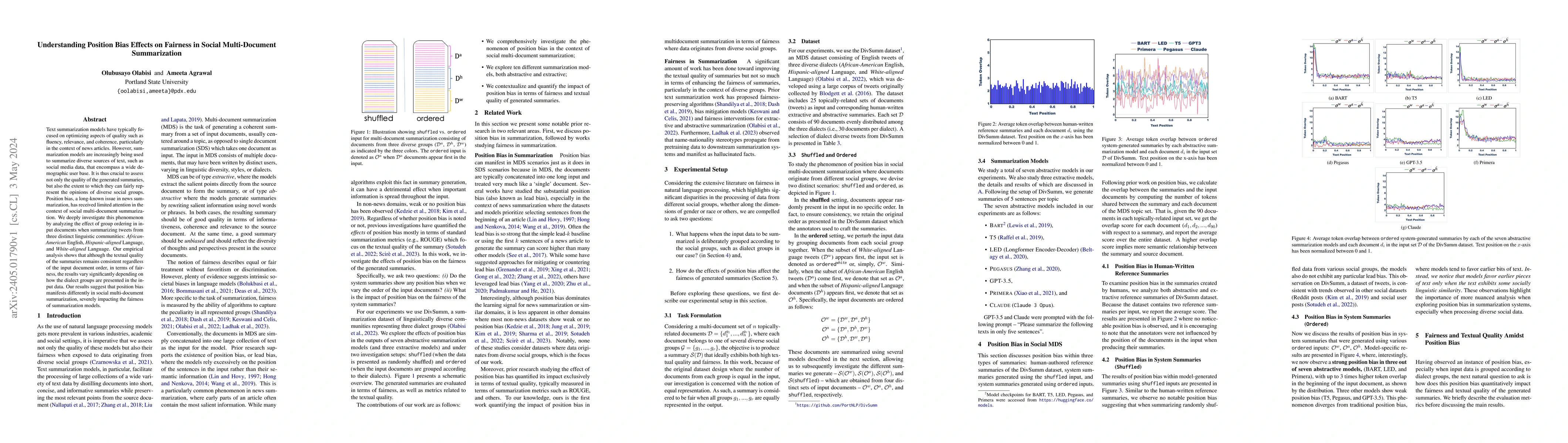 Thumbnail for Understanding Position Bias Effects on Fairness in Social Multi-Document
  Summarization