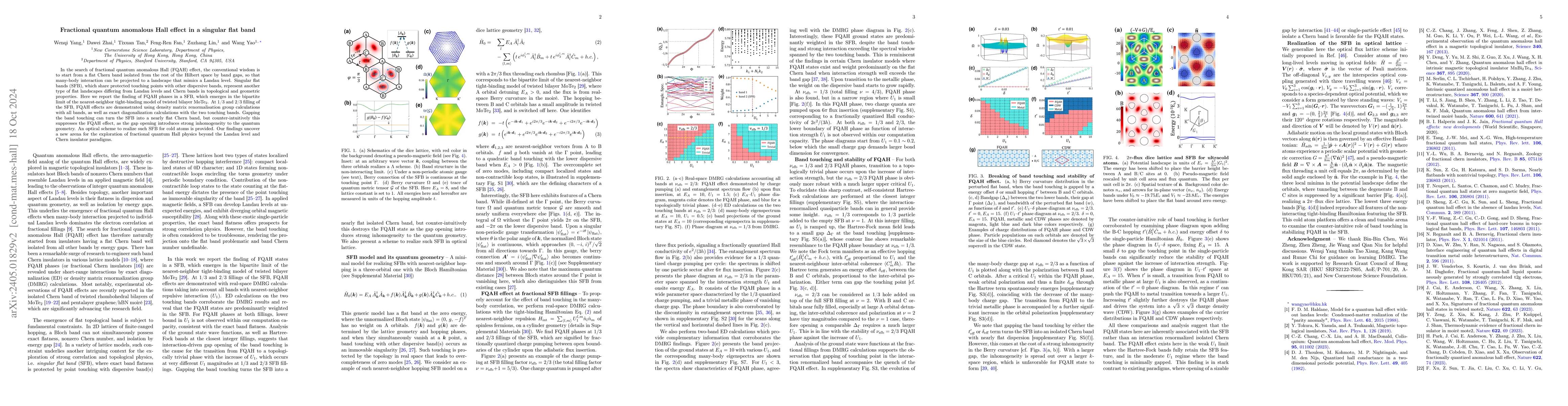 Thumbnail for Fractional quantum anomalous Hall effect in a semimetal