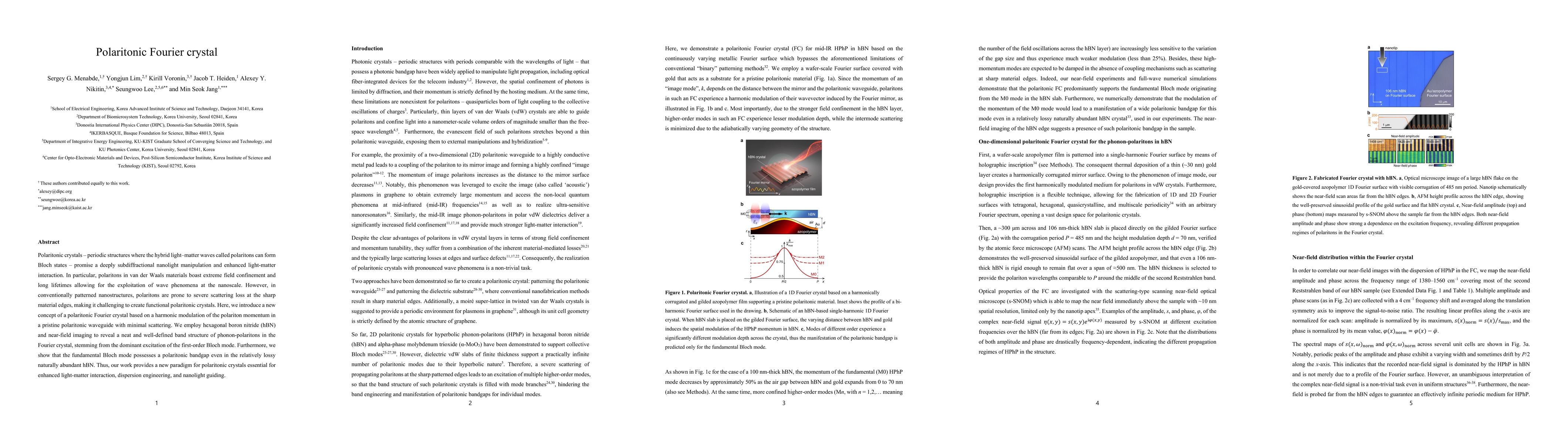 Thumbnail for Polaritonic Fourier crystal