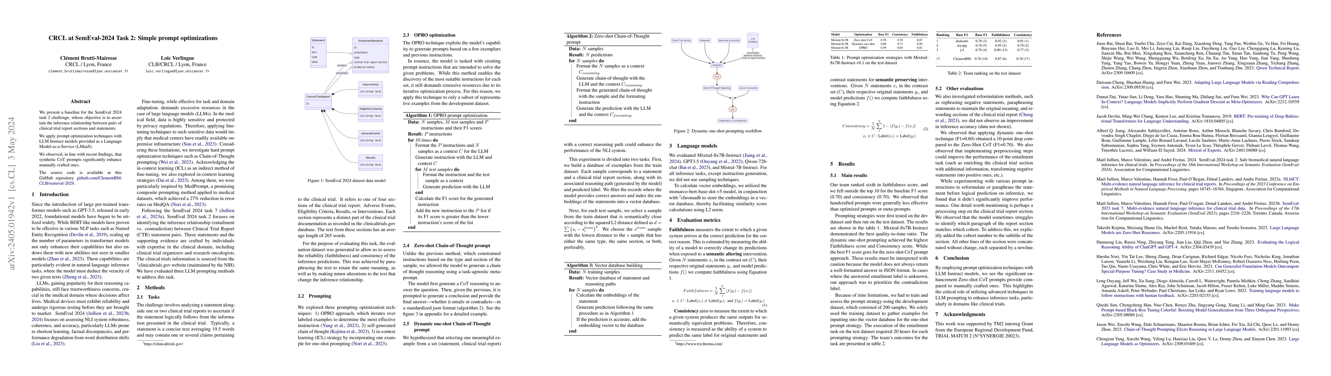 Thumbnail for CRCL at SemEval-2024 Task 2: Simple prompt optimizations