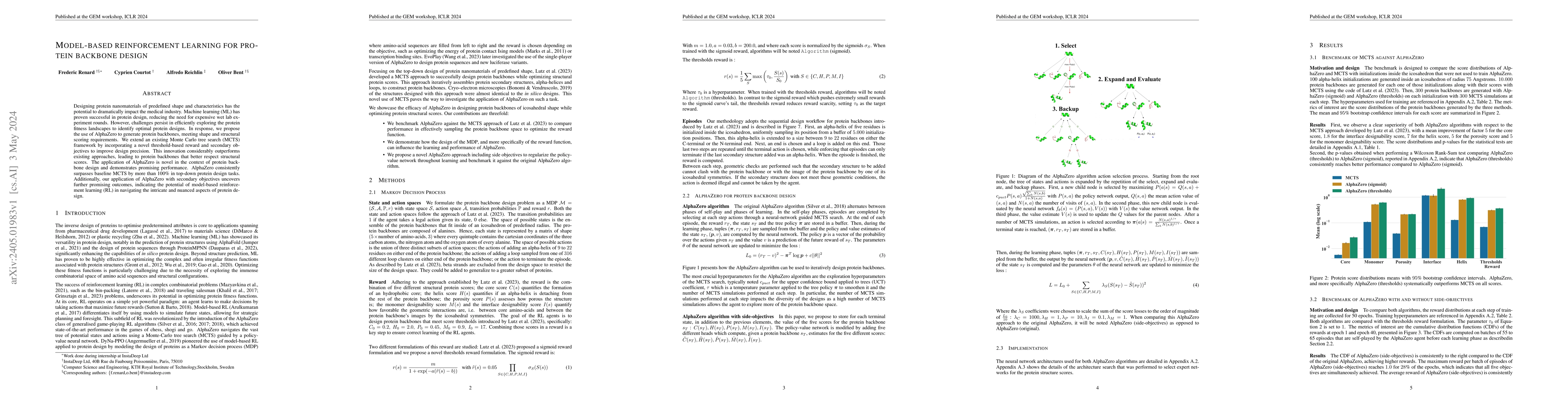 Thumbnail for Model-based reinforcement learning for protein backbone design