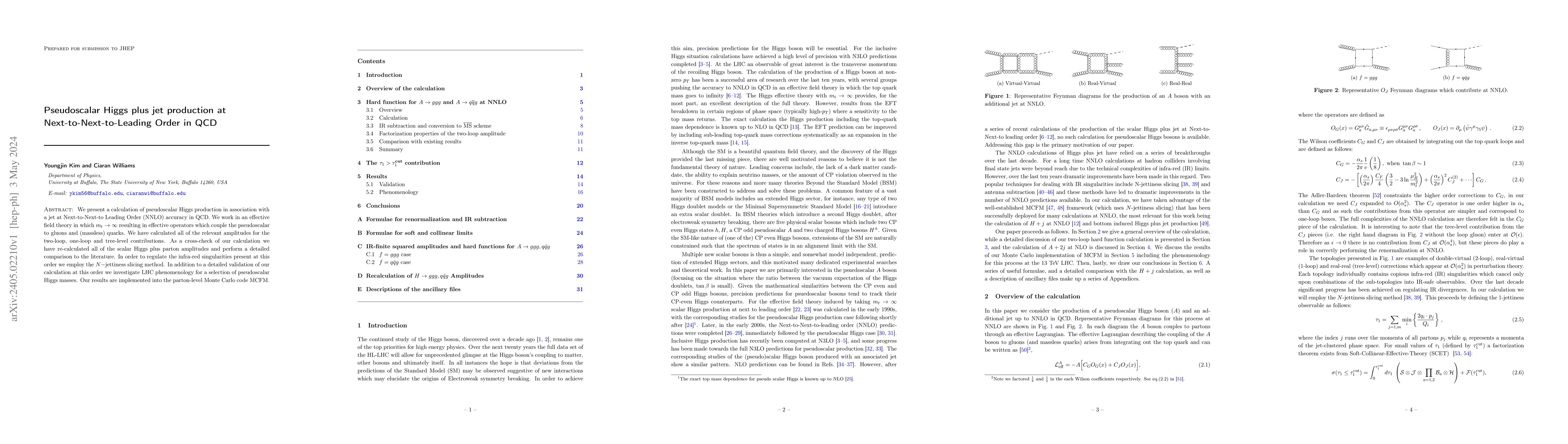 Thumbnail for Pseudoscalar Higgs plus jet production at Next-to-Next-to-Leading Order
  in QCD