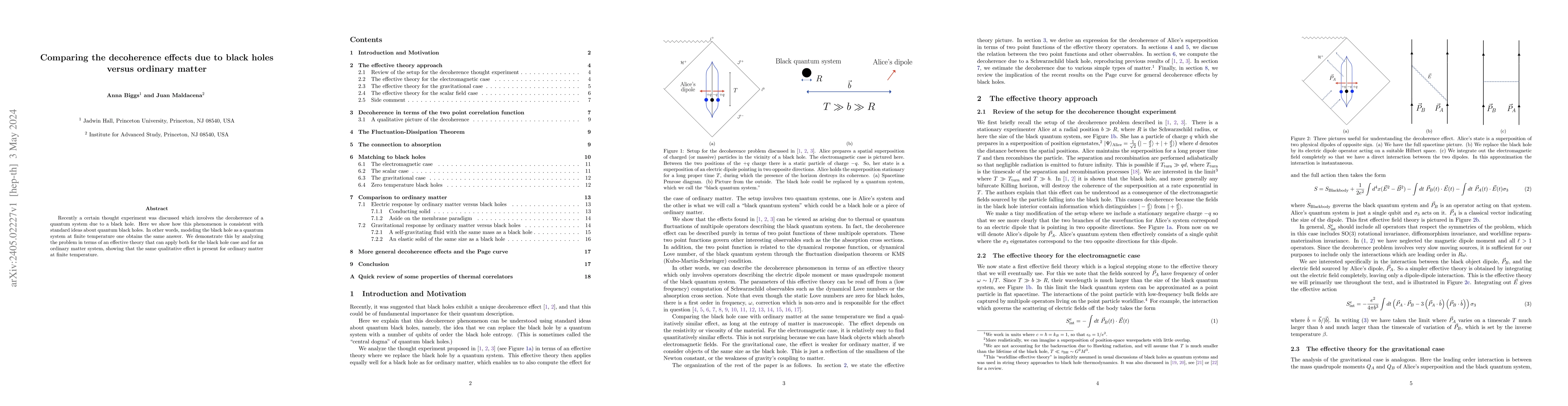 Thumbnail for Comparing the decoherence effects due to black holes versus ordinary
  matter