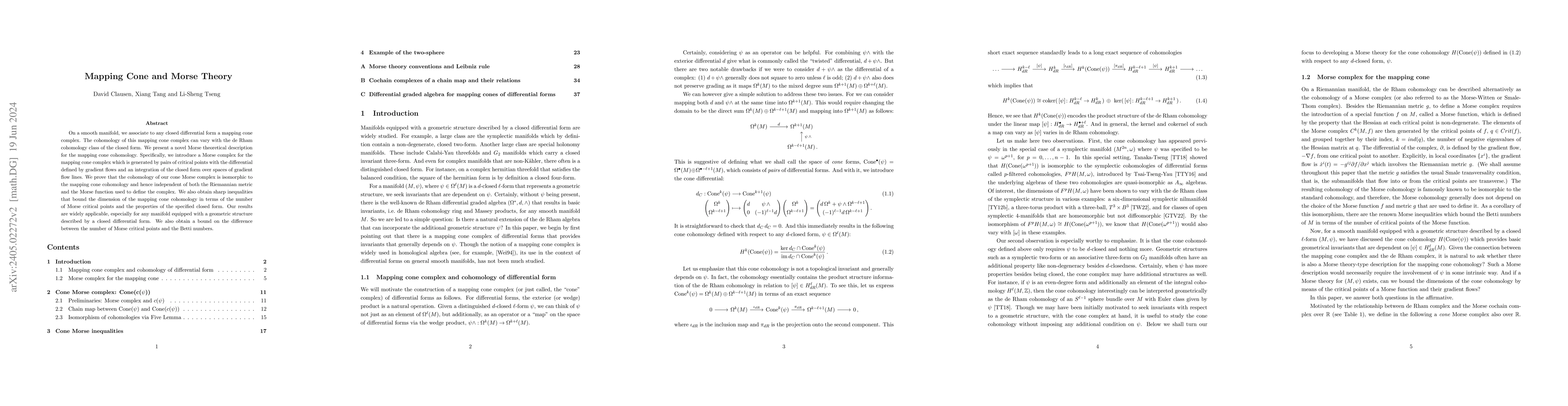 Thumbnail for Mapping Cone and Morse Theory