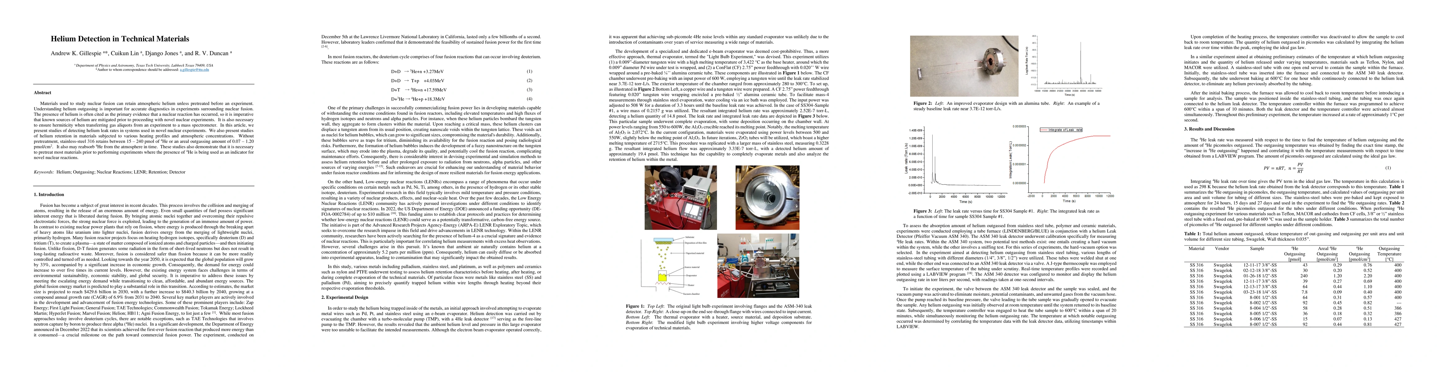 Thumbnail for Helium Detection in Technical Materials