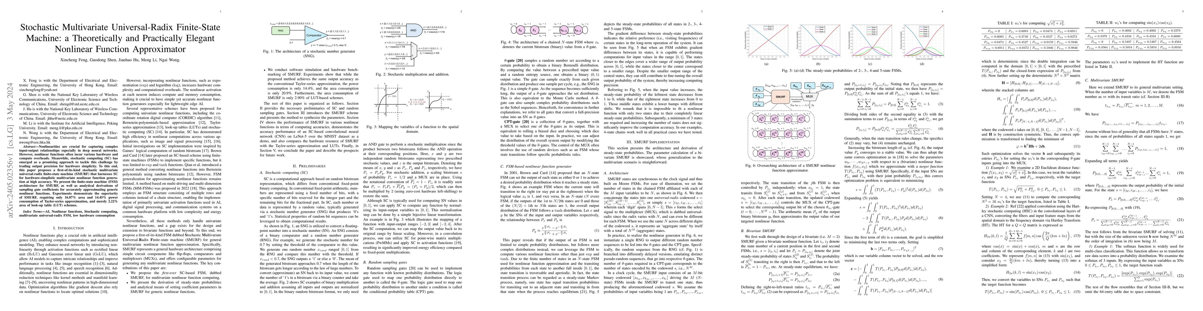 Thumbnail for Stochastic Multivariate Universal-Radix Finite-State Machine: a
  Theoretically and Practically Elegant Nonlinear Function Approximator