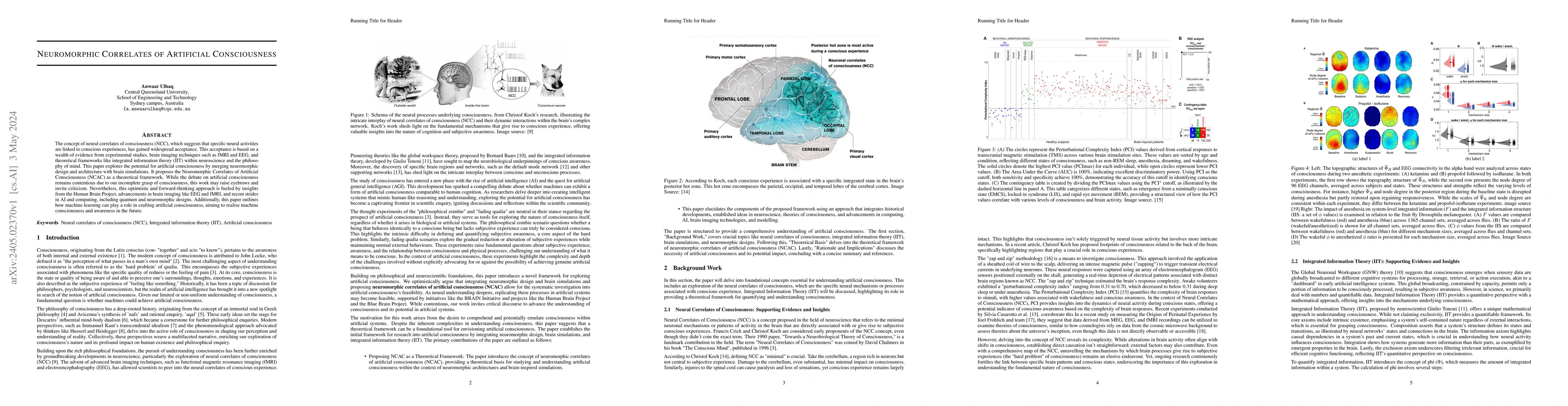 Thumbnail for Neuromorphic Correlates of Artificial Consciousness