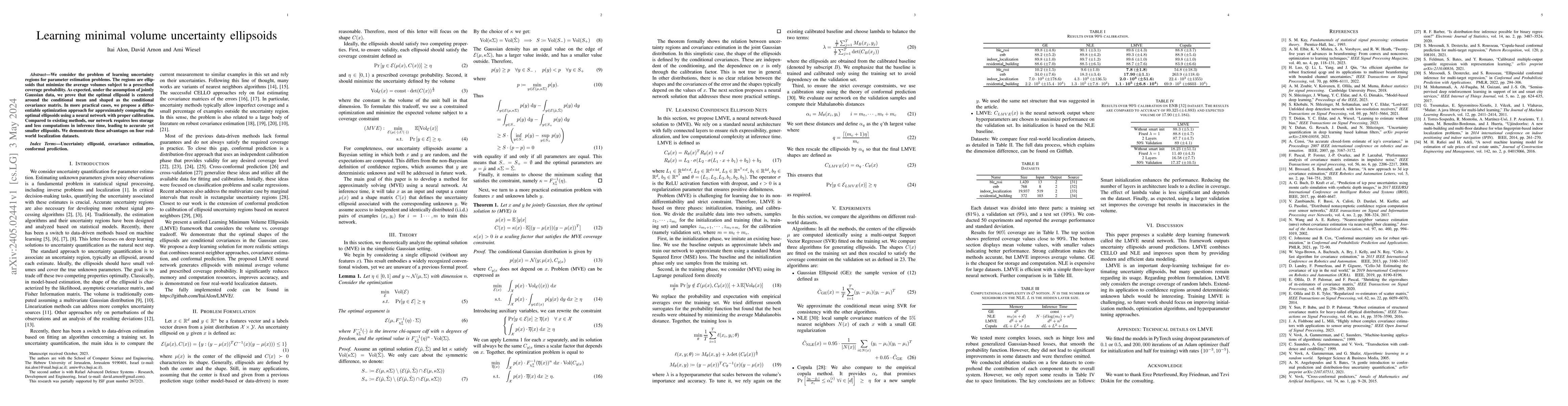 Thumbnail for Learning minimal volume uncertainty ellipsoids