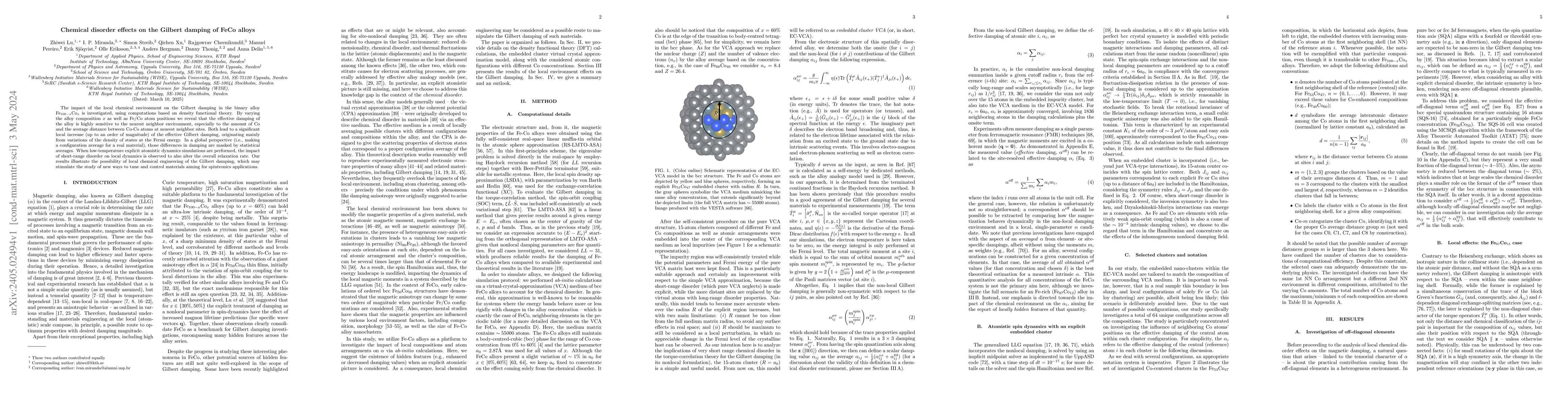 Thumbnail for Chemical disorder effects on the Gilbert damping of FeCo alloys