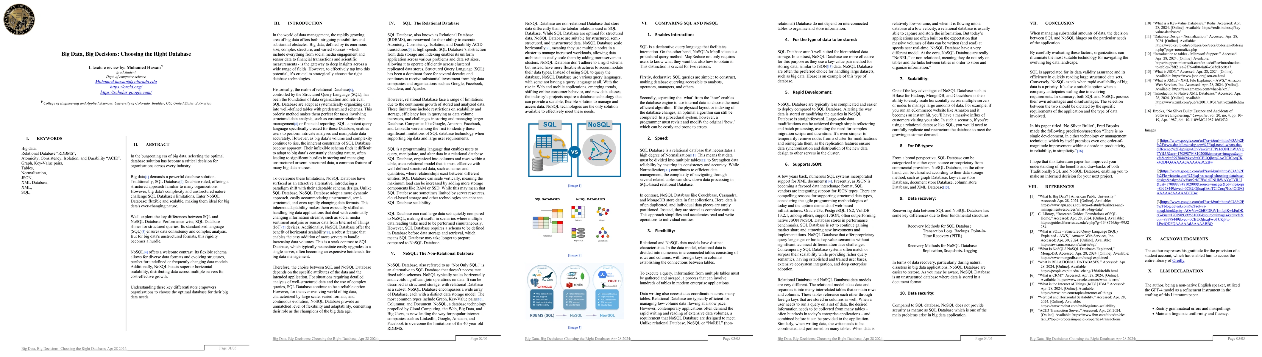 Thumbnail for Big Data, Big Decisions Choosing the Right Database