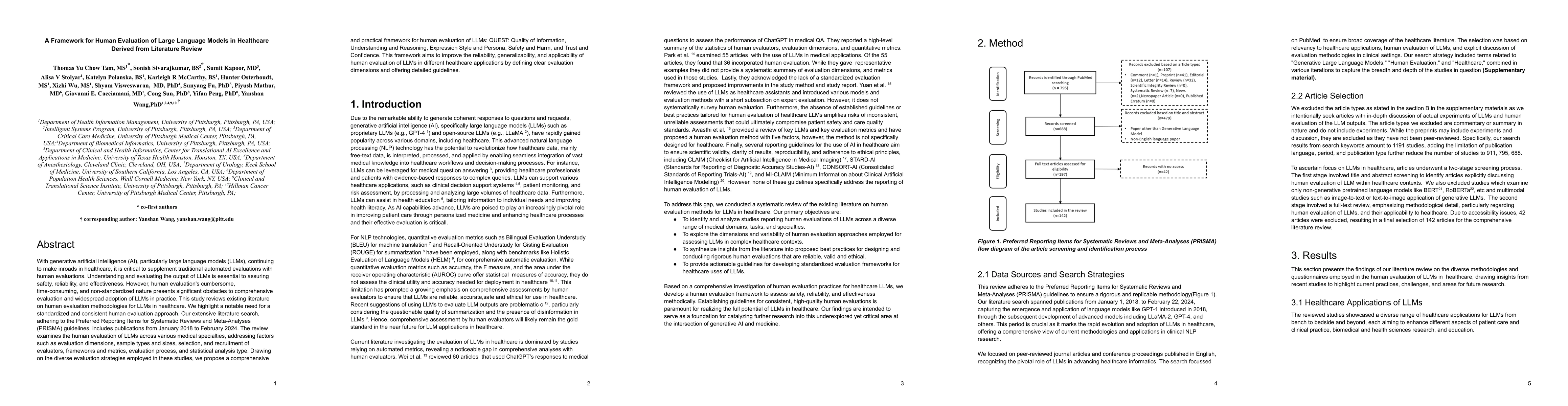 Thumbnail for A Literature Review and Framework for Human Evaluation of Generative
  Large Language Models in Healthcare