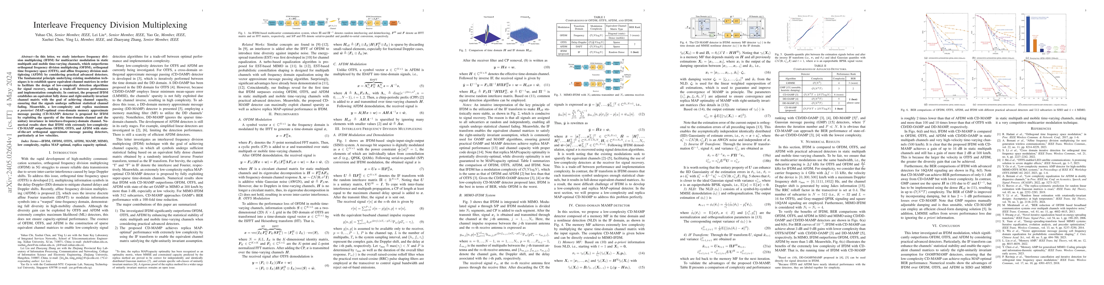 Thumbnail for Interleave Frequency Division Multiplexing