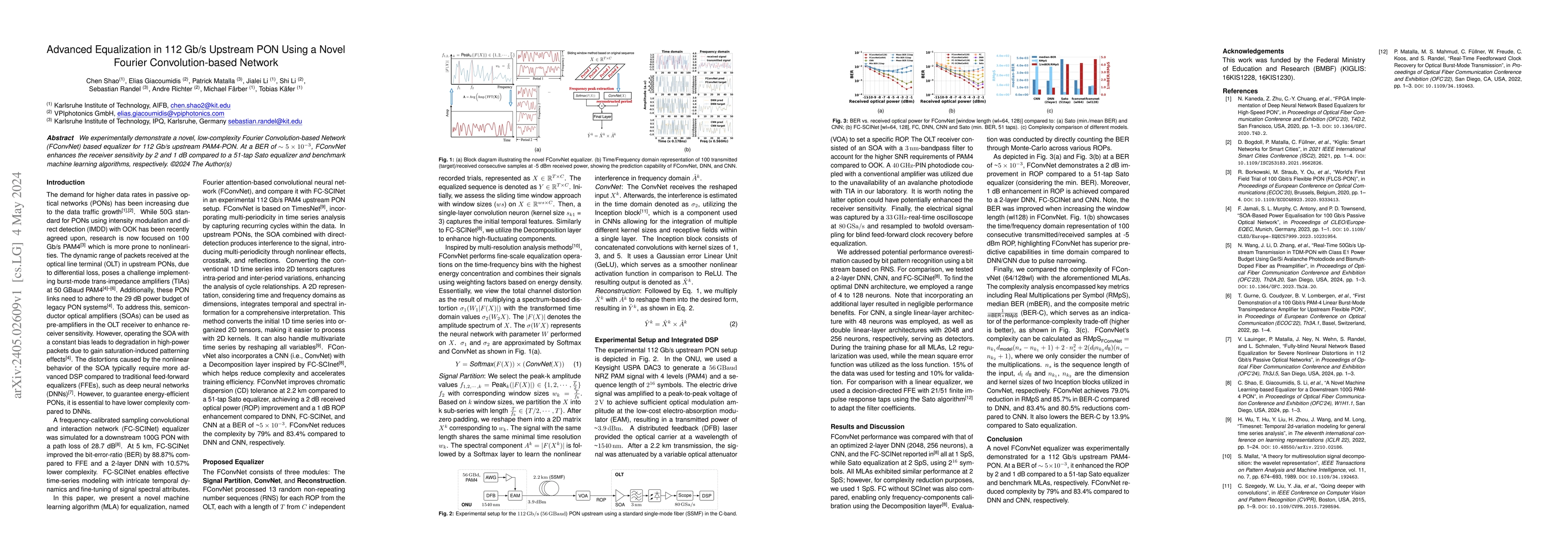 Thumbnail for Advanced Equalization in 112 Gb/s Upstream PON Using a Novel Fourier
  Convolution-based Network