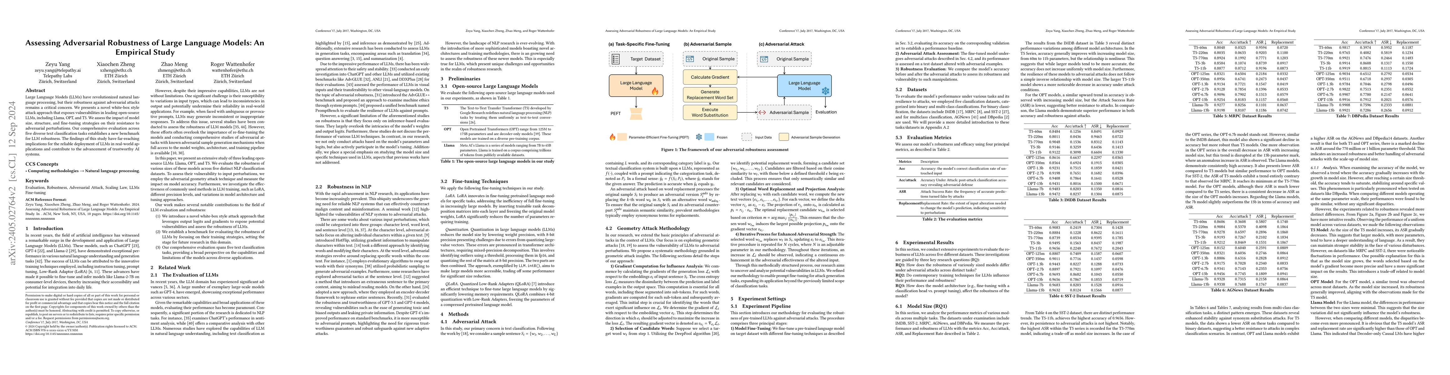 Thumbnail for Assessing Adversarial Robustness of Large Language Models: An Empirical
  Study