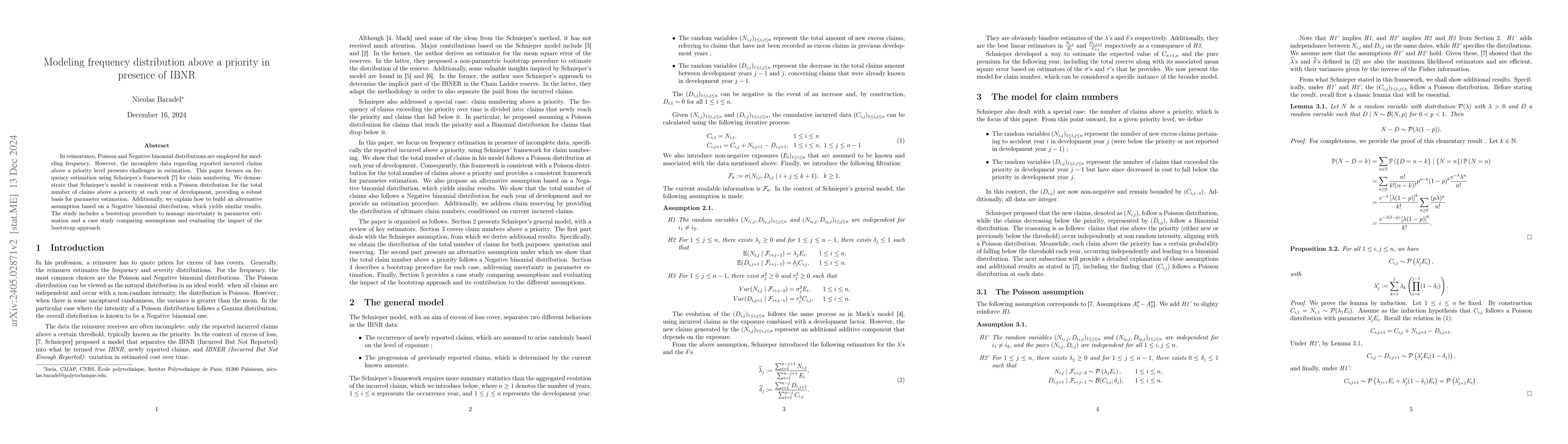 Thumbnail for Modeling frequency distribution above a priority in presence of IBNR