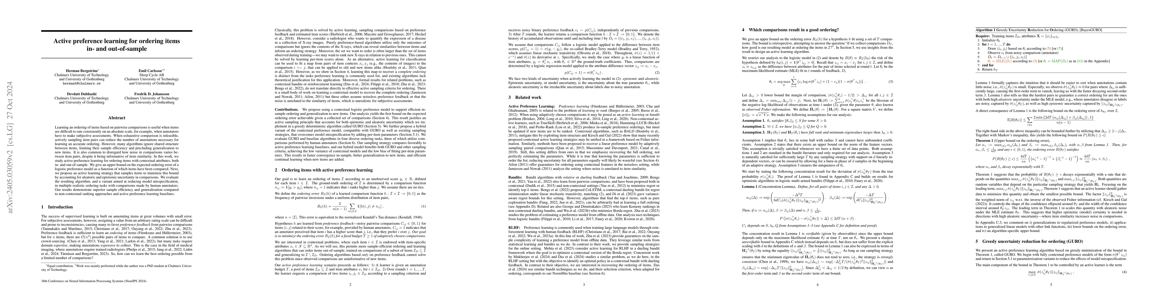 Thumbnail for Active Preference Learning for Ordering Items In- and Out-of-sample