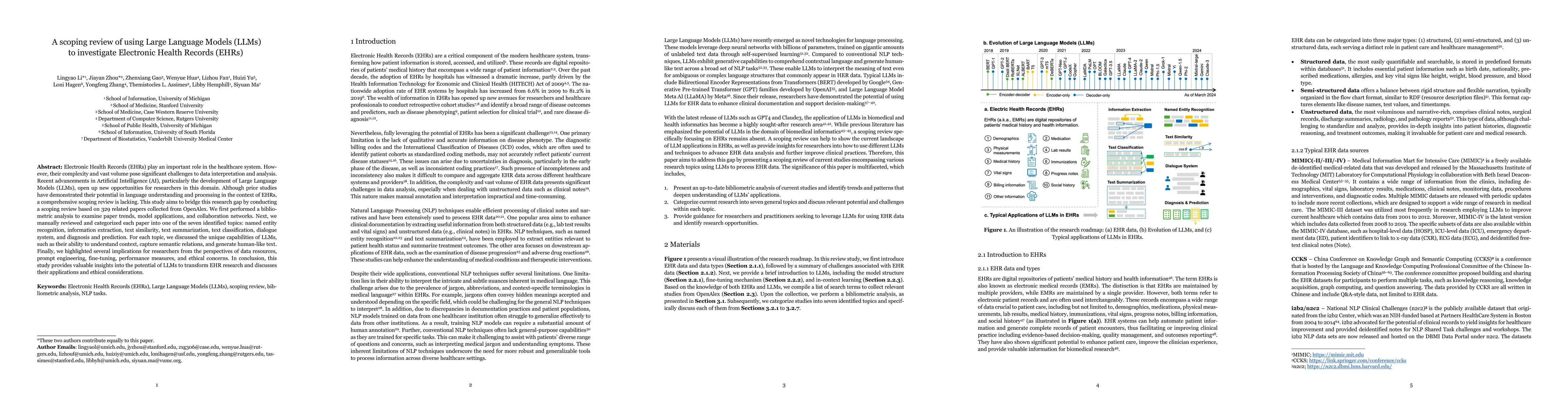 Thumbnail for A scoping review of using Large Language Models (LLMs) to investigate
  Electronic Health Records (EHRs)
