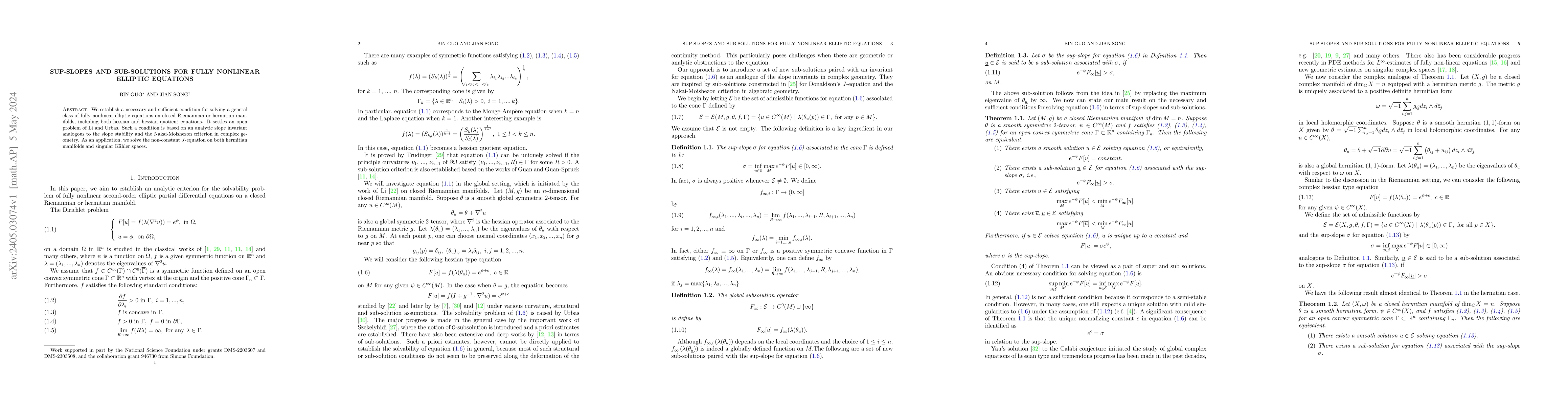 Thumbnail for Sup-slopes and sub-solutions for fully nonlinear elliptic equations