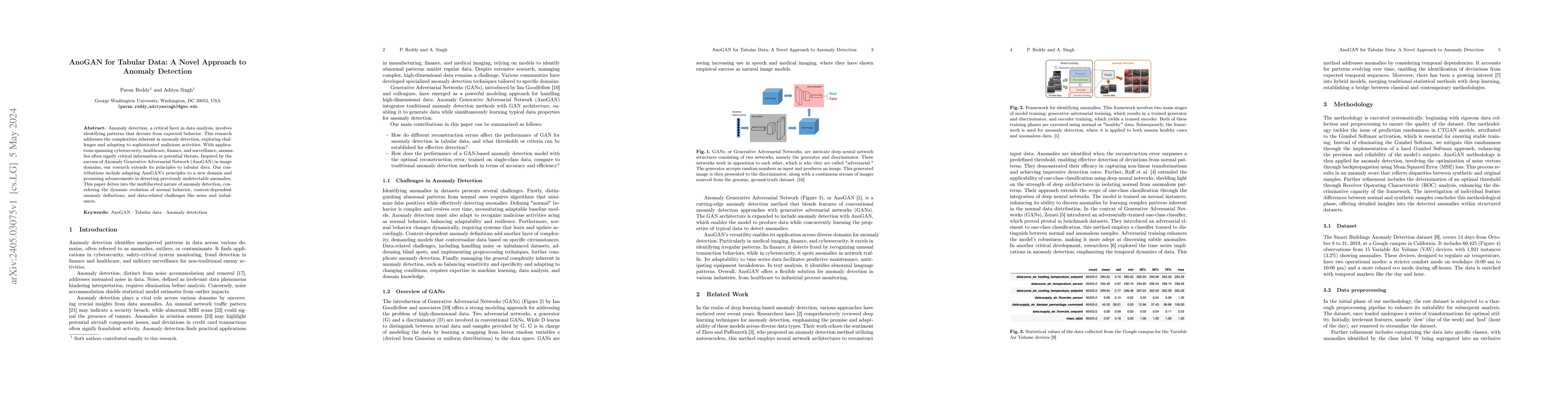 Thumbnail for AnoGAN for Tabular Data: A Novel Approach to Anomaly Detection