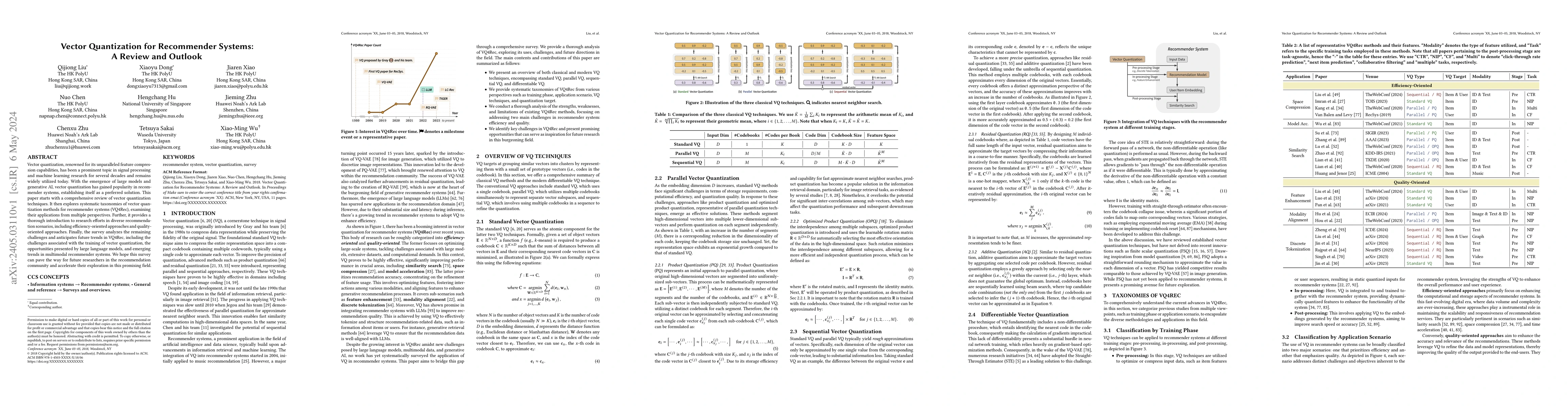 Thumbnail for Vector Quantization for Recommender Systems: A Review and Outlook