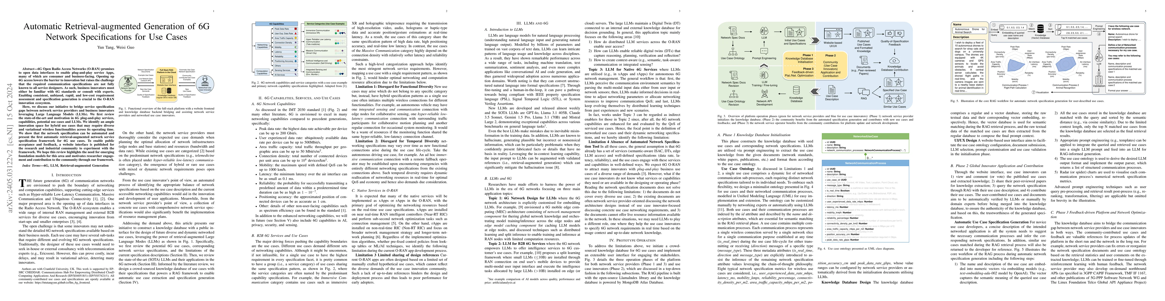 Thumbnail for Automatic Retrieval-augmented Generation of 6G Network Specifications
  for Use Cases