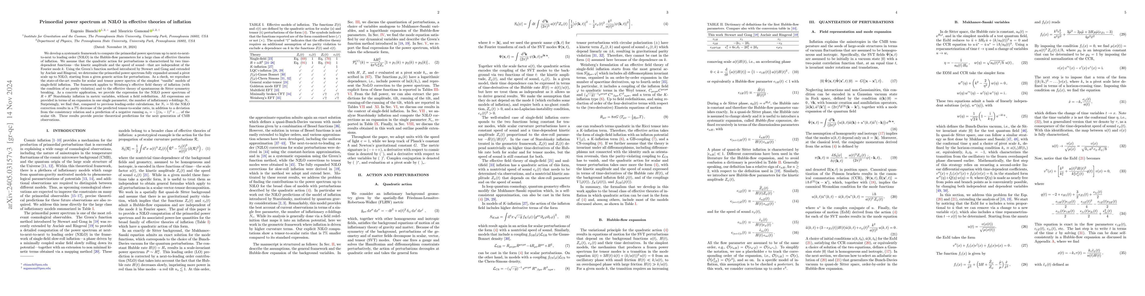 Thumbnail for Primordial power spectrum at N3LO in effective theories of inflation