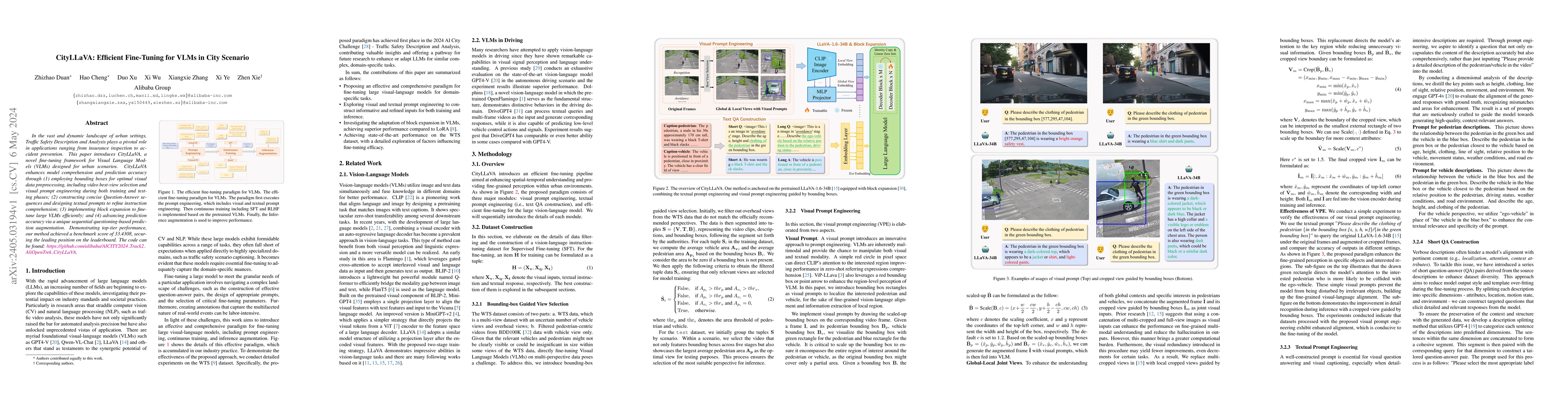 Thumbnail for CityLLaVA: Efficient Fine-Tuning for VLMs in City Scenario