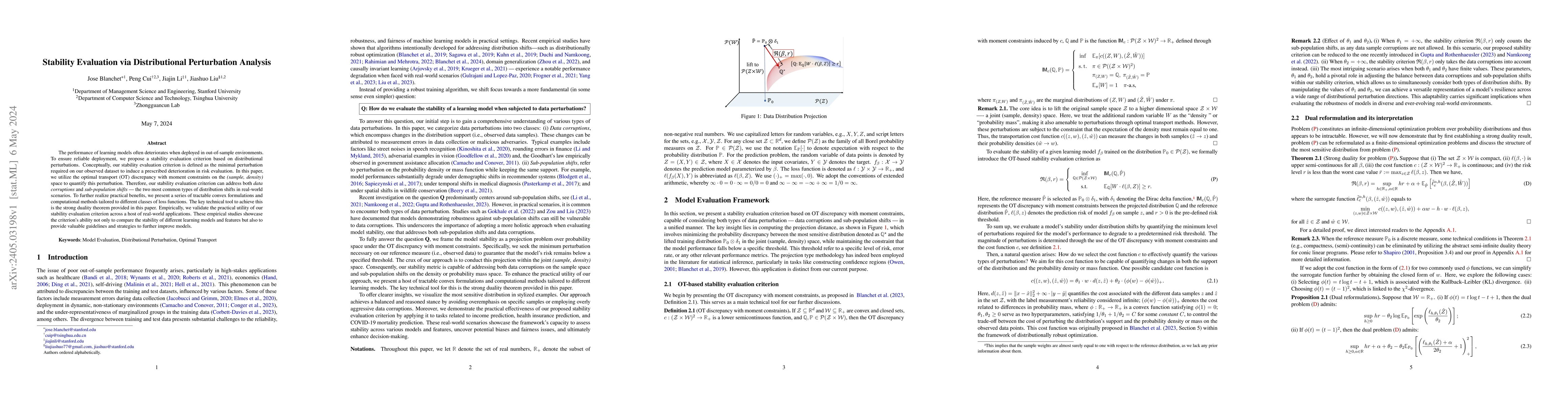Thumbnail for Stability Evaluation via Distributional Perturbation Analysis
