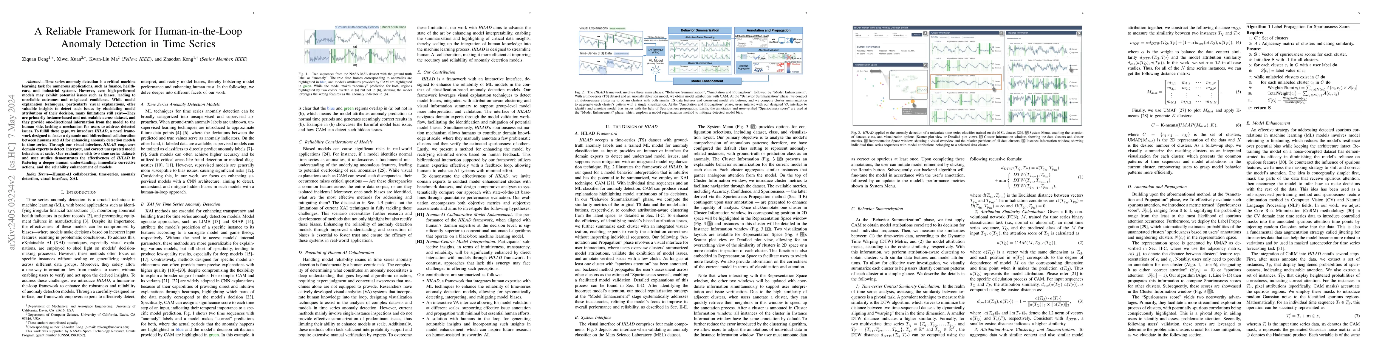Thumbnail for A Reliable Framework for Human-in-the-Loop Anomaly Detection in Time
  Series