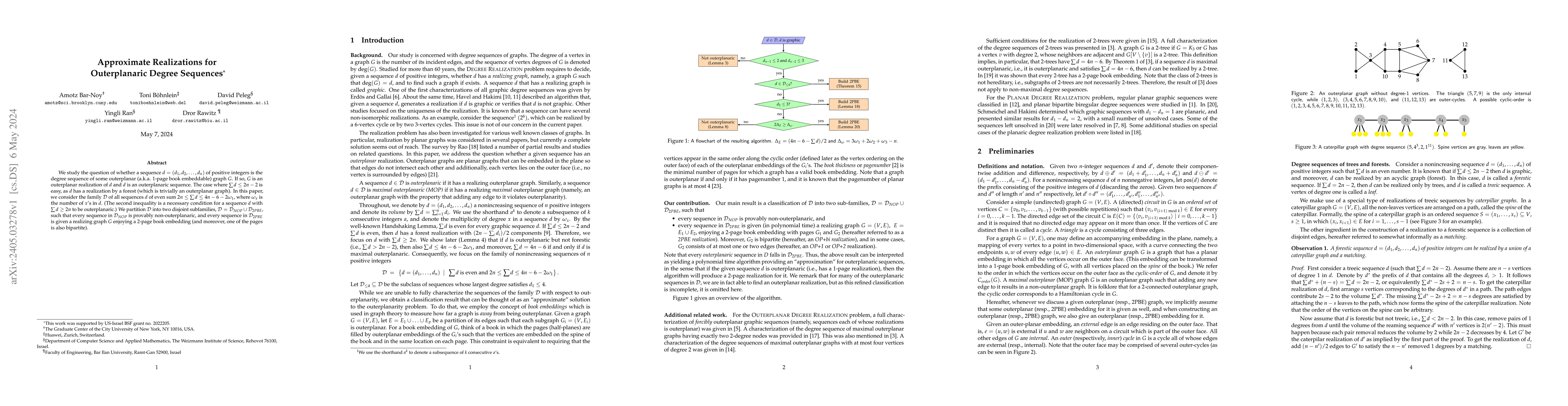 Thumbnail for Approximate Realizations for Outerplanaric Degree Sequences