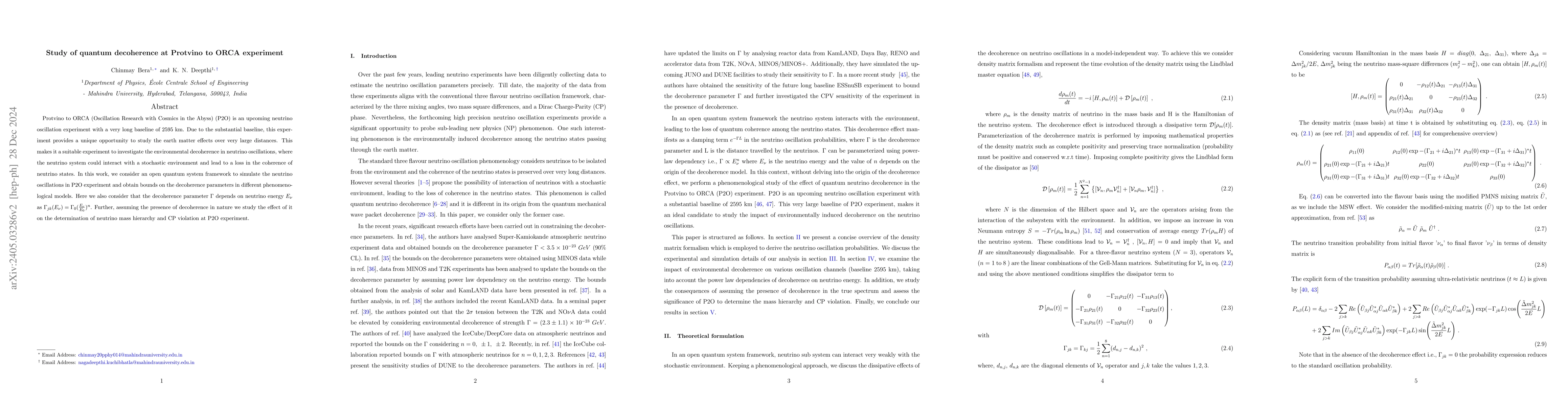 Thumbnail for Study of quantum decoherence at Protvino to ORCA experiment