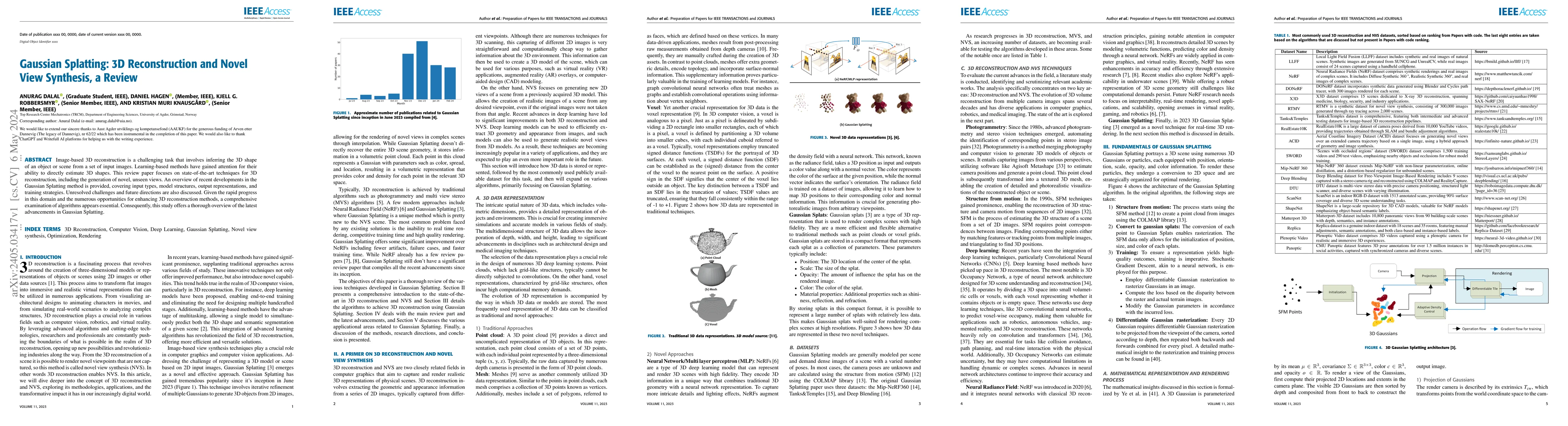 Thumbnail for Gaussian Splatting: 3D Reconstruction and Novel View Synthesis, a Review