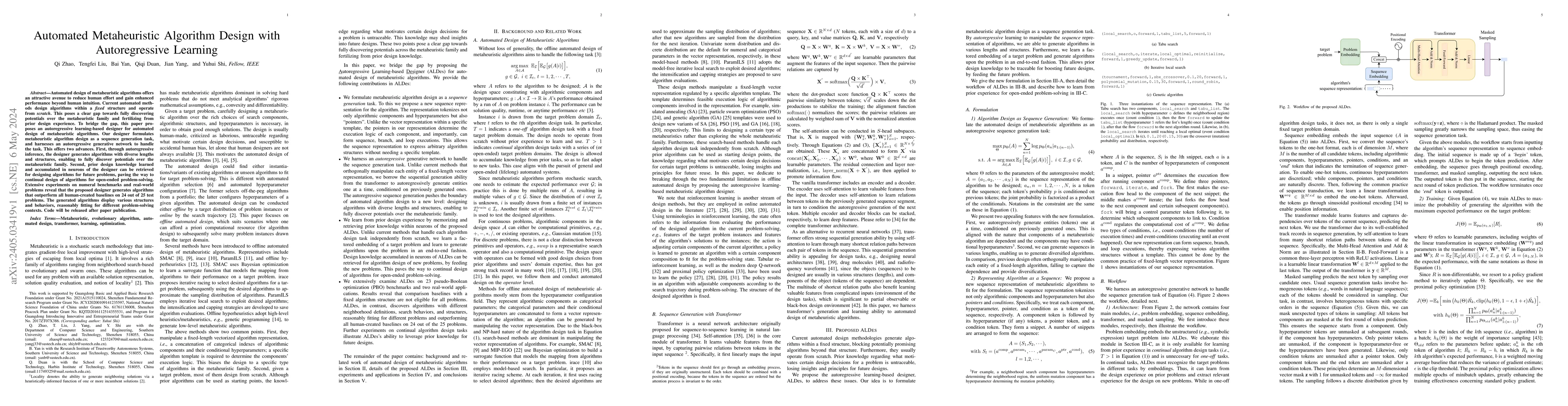 Thumbnail for Automated Metaheuristic Algorithm Design with Autoregressive Learning