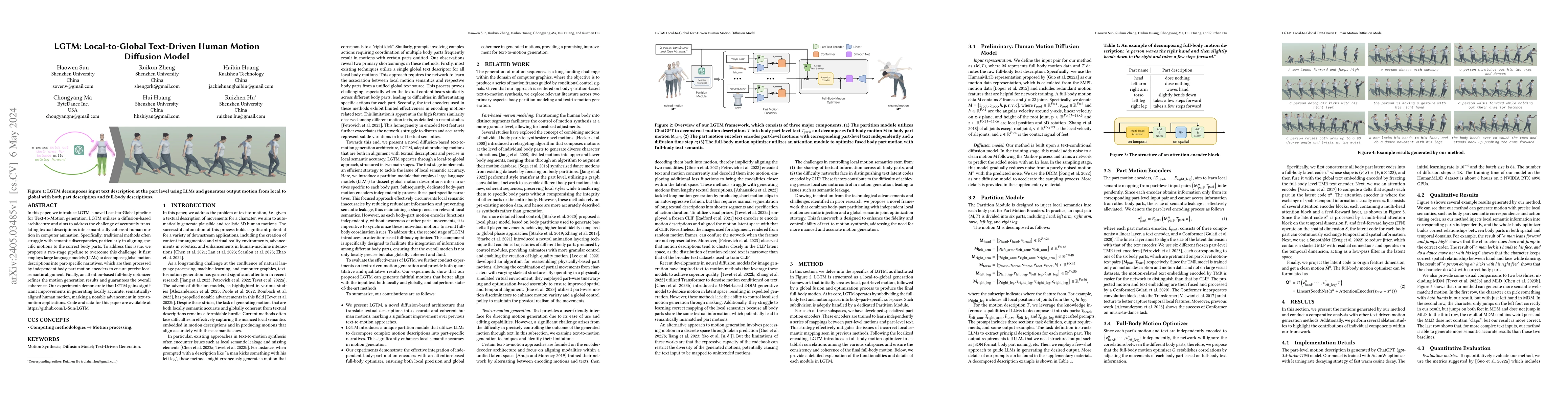 Thumbnail for LGTM: Local-to-Global Text-Driven Human Motion Diffusion Model