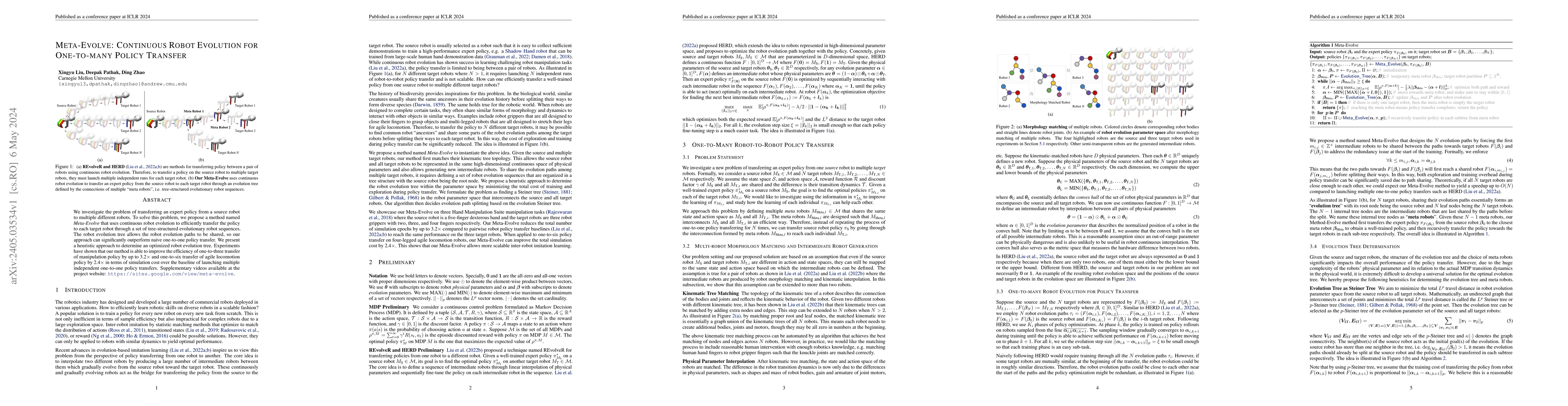 Thumbnail for Meta-Evolve: Continuous Robot Evolution for One-to-many Policy Transfer