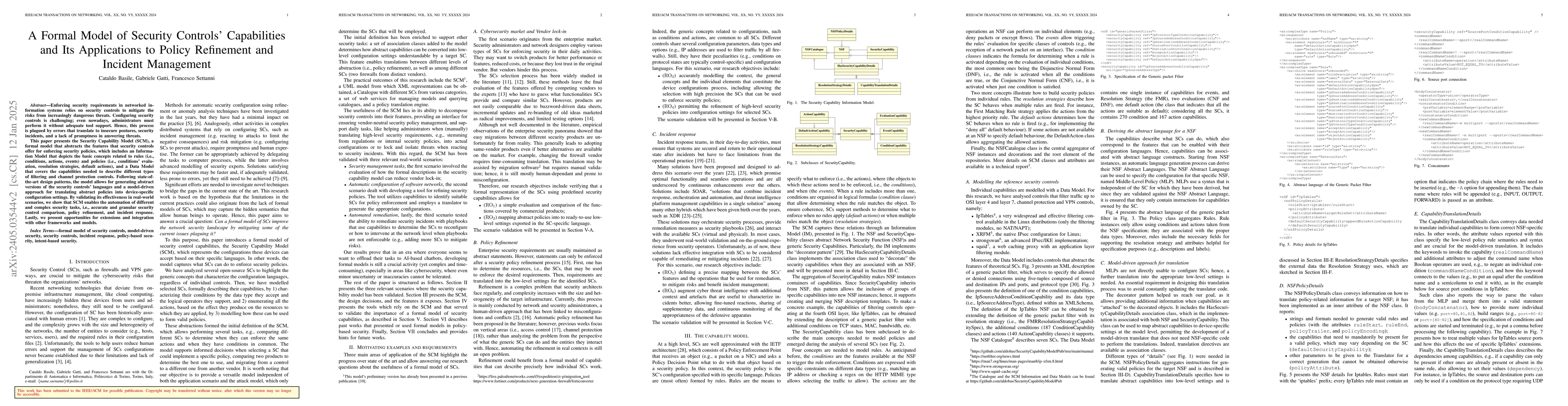 Thumbnail for A Formal Model of Security Controls' Capabilities and Its Applications
  to Policy Refinement and Incident Management