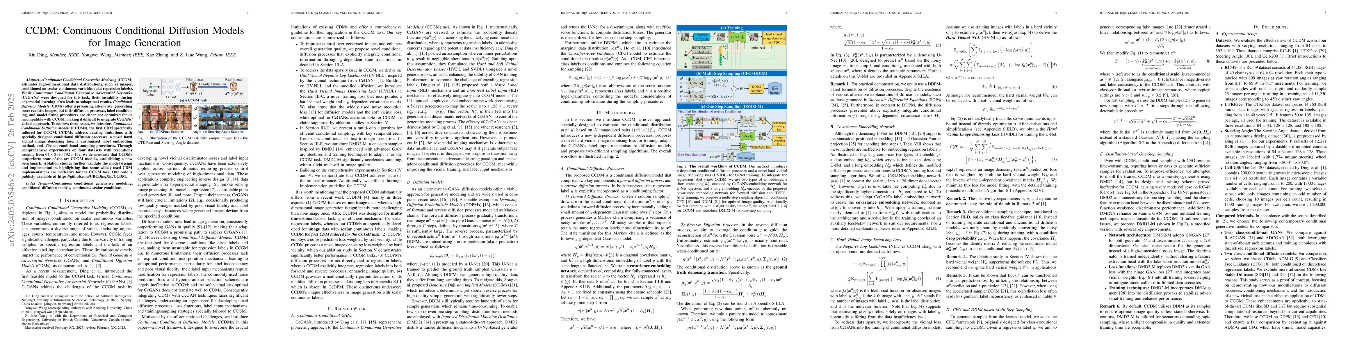 Thumbnail for CCDM: Continuous Conditional Diffusion Models for Image Generation
