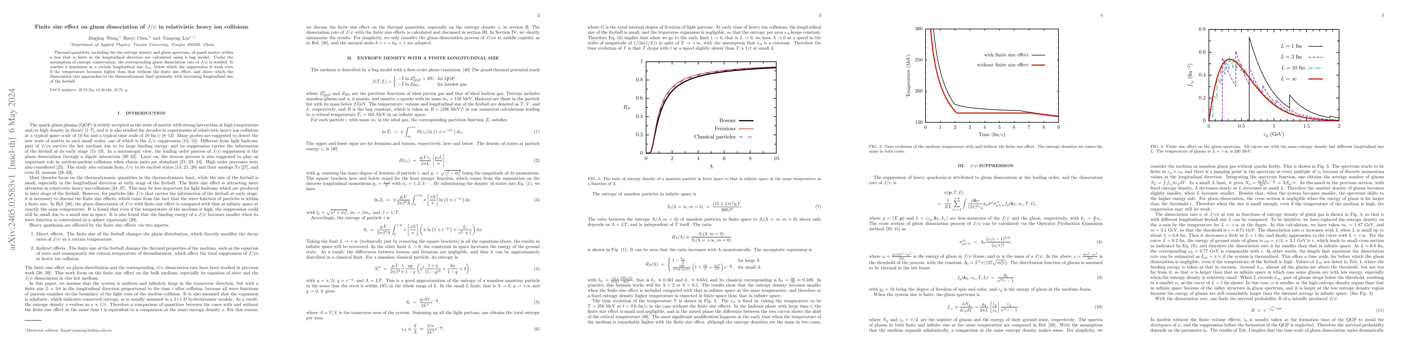 Thumbnail for Finite size effect on gluon dissociation of J/psi in relativistic heavy
  ion collisions