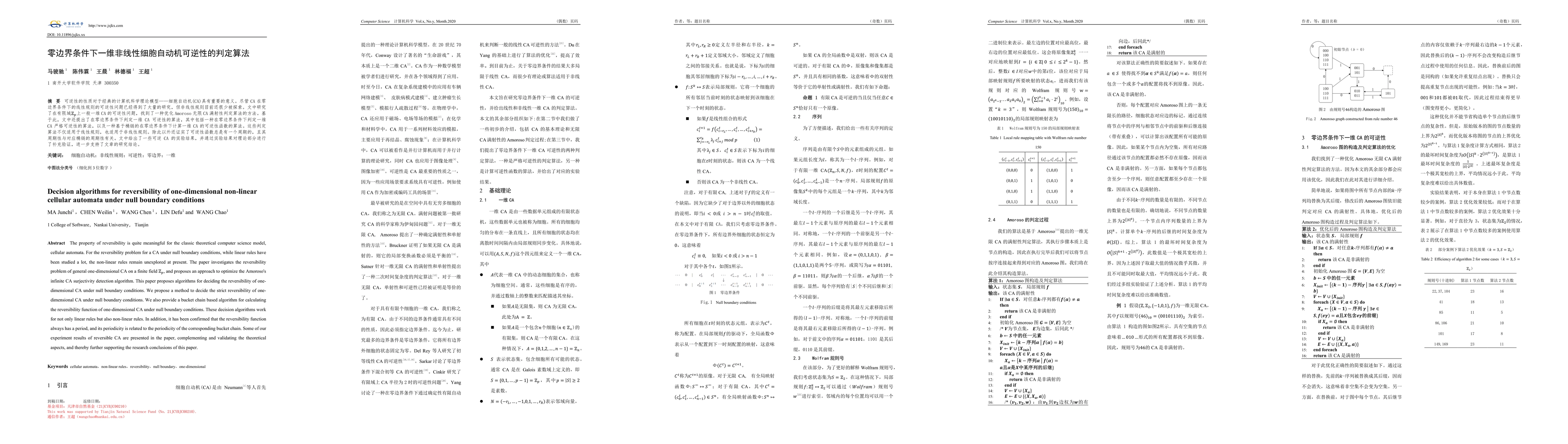 Thumbnail for Decision algorithms for reversibility of one-dimensional non-linear
  cellular automata under null boundary conditions